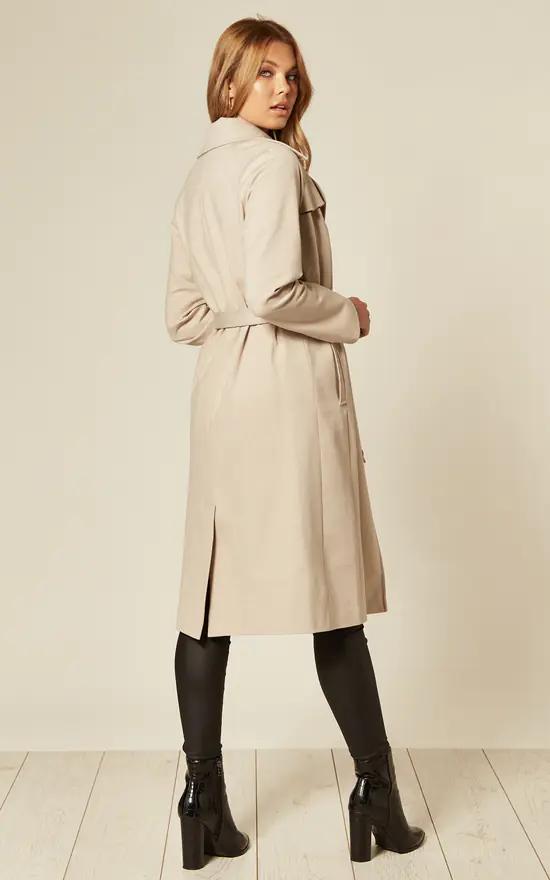 Deals ???? De La Creme Fashions Louise Stone Wrap Around Duster Trench ???? Coat ???? 5 Deals ???? De La Creme Fashions Louise Stone Wrap Around Duster Trench ???? Coat ???? - Image 3