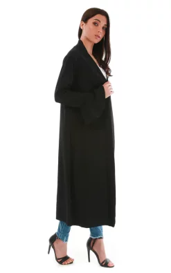 Outlet ???? Oops Fashion Frill Sleeve Midi Trench Jacket In Black ???? -De La Creme Fashions Shop unnamed file 751
