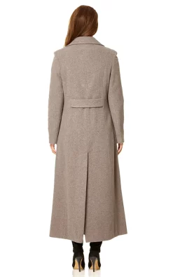 Best Pirce ✔️ De La Creme Fashions Megan Silver Double Breasted Long ???? Coat ???? -De La Creme Fashions Shop unnamed file 766