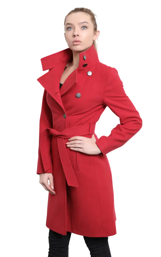 Best Sale ???? De La Creme Fashions Bianca Red Keep It Simple ???? Coat ⭐ 4 Best Sale ???? De La Creme Fashions Bianca Red Keep It Simple ???? Coat ⭐ - Image 2