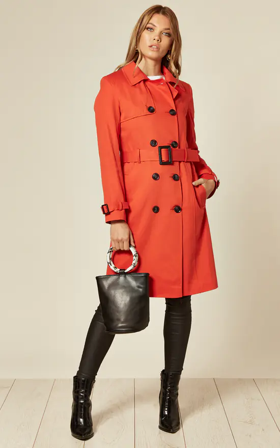 Coupon ???? De La Creme Fashions Alexis Red Trench ???? Coat ???? 3 Coupon ???? De La Creme Fashions Alexis Red Trench ???? Coat ????
