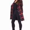 Budget ???? De La Creme Fashions Kimberley Red Tartan Check Double Breasted ???? Coat ???? -De La Creme Fashions Shop unnamed file 817