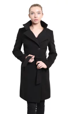 Outlet ???? De La Creme Fashions Bianca Black Keep It Simple ???? Coat ????