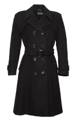 Coupon ⌛ De La Creme Fashions Amber Black Double Breasted Trench ???? Coat ???? -De La Creme Fashions Shop unnamed file 832