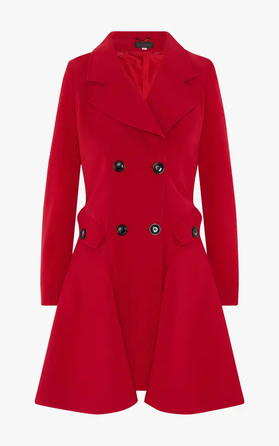 Best deal ???? De La Creme Fashions Spring/Summer Fit And Flare Skater ???? Coat (Red) ✨ 6 Best deal ???? De La Creme Fashions Spring/Summer Fit And Flare Skater ???? Coat (Red) ✨ - Image 4