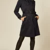 Hot Sale ???? De La Creme Fashions Alexis Navy Trench ???? Coat ???? -De La Creme Fashions Shop unnamed file 851