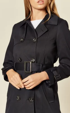 Hot Sale ???? De La Creme Fashions Alexis Navy Trench ???? Coat ???? -De La Creme Fashions Shop unnamed file 854