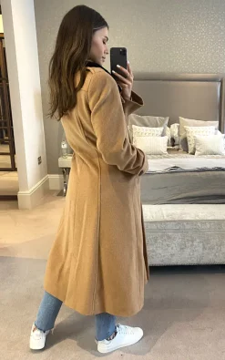 Budget ???? Anastasia Fashions Anastasia Camel Double Breasted Military ???? Coat With Faux Fur Collar ❤️ -De La Creme Fashions Shop unnamed file 873