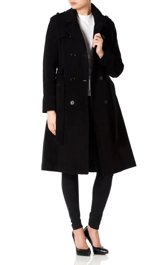 Wholesale ???? De La Creme Fashions Natasha Black Military Trench ???? Coat ???? 3 Wholesale ???? De La Creme Fashions Natasha Black Military Trench ???? Coat ????