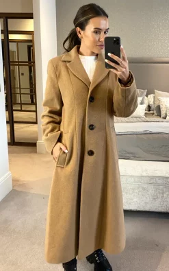 Hot Sale ???? Anastasia Fashions Anastasia Camel Wool Cashmere Winter Full Length ???? Coat ???? -De La Creme Fashions Shop unnamed file 879