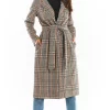 Best reviews of ???? AWAMA Trench ???? Coat With Pockets In Navy Blue Check Pattern ???? -De La Creme Fashions Shop unnamed file 881