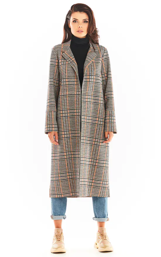 Best reviews of ???? AWAMA Trench ???? Coat With Pockets In Navy Blue Check Pattern ???? 4 Best reviews of ???? AWAMA Trench ???? Coat With Pockets In Navy Blue Check Pattern ???? - Image 2