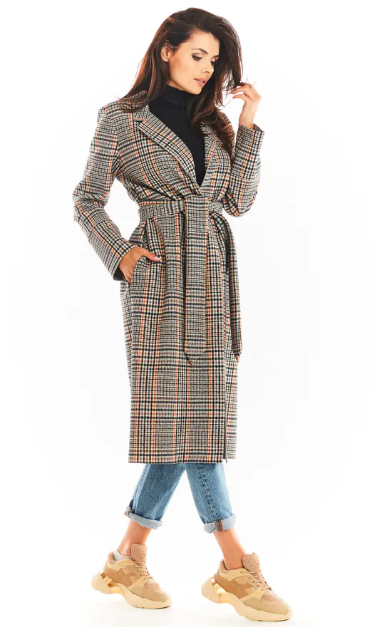 Best reviews of ???? AWAMA Trench ???? Coat With Pockets In Navy Blue Check Pattern ???? 5 Best reviews of ???? AWAMA Trench ???? Coat With Pockets In Navy Blue Check Pattern ???? - Image 3