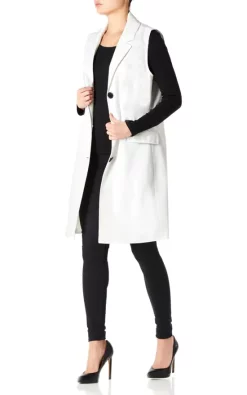 Wholesale ???? De La Creme Fashions Sofia Off White Sleeveless Blazer Mac ????