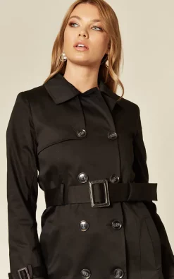 Cheapest ✨ De La Creme Fashions Alexis Black Trench ???? Coat ???? -De La Creme Fashions Shop unnamed file 953