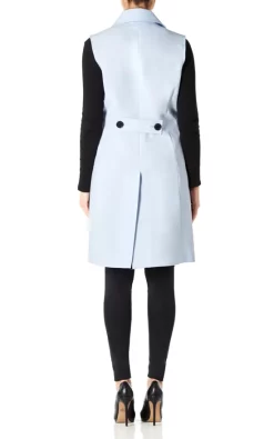 Brand new ✔️ De La Creme Fashions Sofia Light Blue Sleeveless Blazer Mac ✨ -De La Creme Fashions Shop unnamed file 982