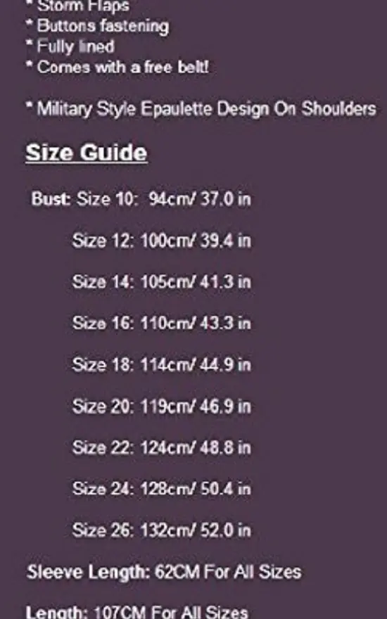 Budget ???? De La Creme Fashions Natasha Camel Military Trench ???? Coat ???? 5 Budget ???? De La Creme Fashions Natasha Camel Military Trench ???? Coat ???? - Image 3